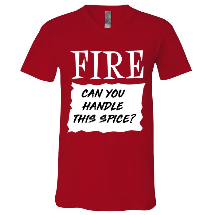 Fire Can You Handle This Spice V-Neck T-Shirt