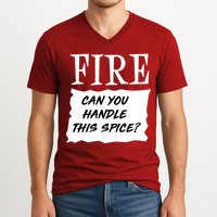 Fire Can You Handle This Spice V-Neck T-Shirt