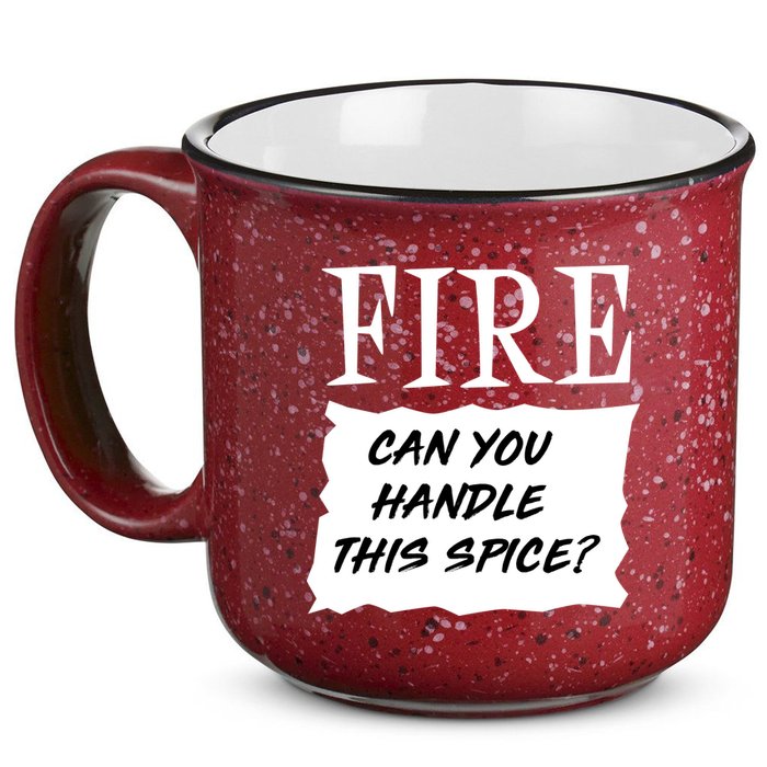 Fire Can you Handle This Spice? 15oz Campfire Ceramic Mug