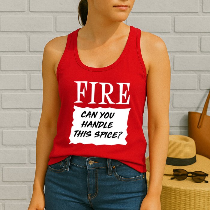 Fire Can You Handle This Spice Womens Tank Top