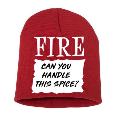 Fire Can you Handle This Spice? Short Acrylic Beanie