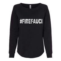 Fire Fauci Womens California Wash Sweatshirt