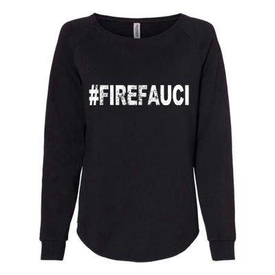 Fire Fauci Womens California Wash Sweatshirt