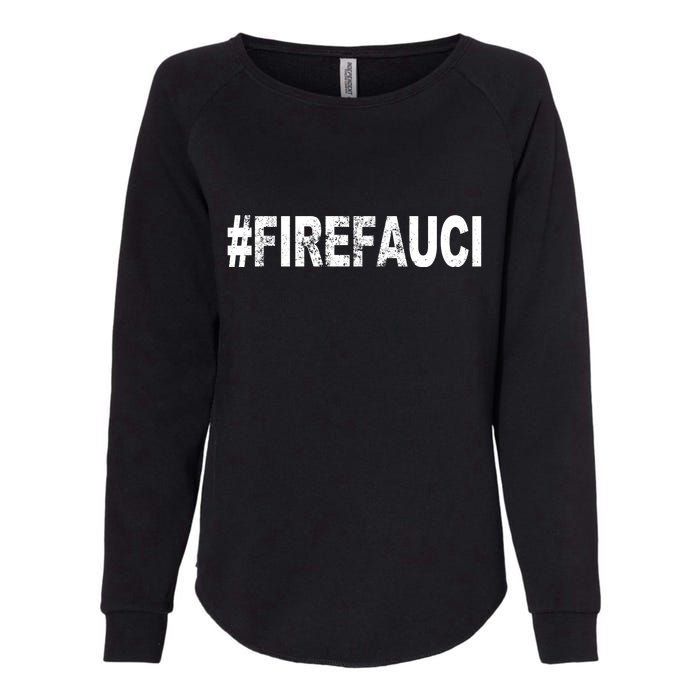 Fire Fauci Womens California Wash Sweatshirt