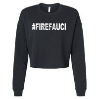 Fire Fauci Cropped Pullover Crew