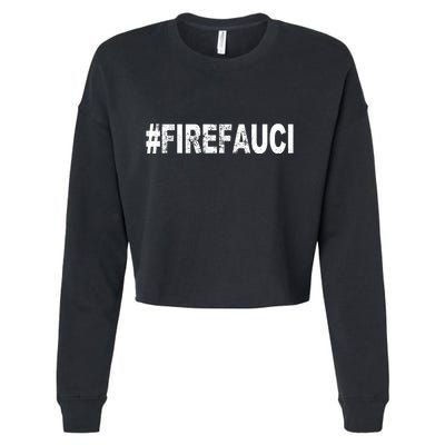 Fire Fauci Cropped Pullover Crew