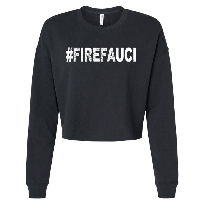 Fire Fauci Cropped Pullover Crew