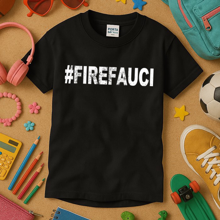 Fire Fauci Kids T-Shirt
