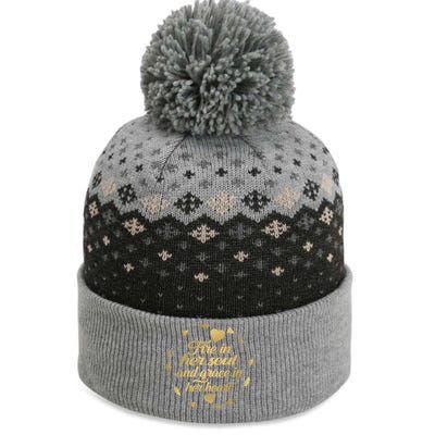 Fire In her Soul The Baniff Cuffed Pom Beanie