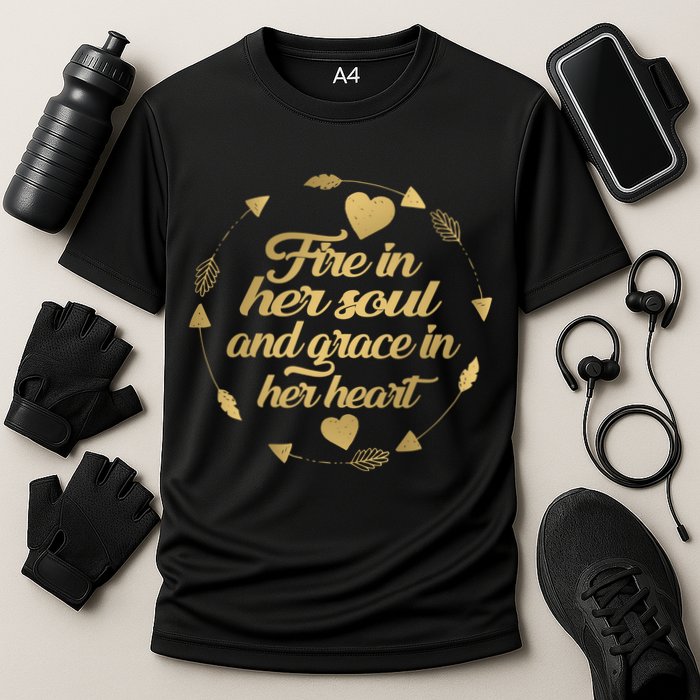 Fire In her Soul Cooling Performance Crew T-Shirt