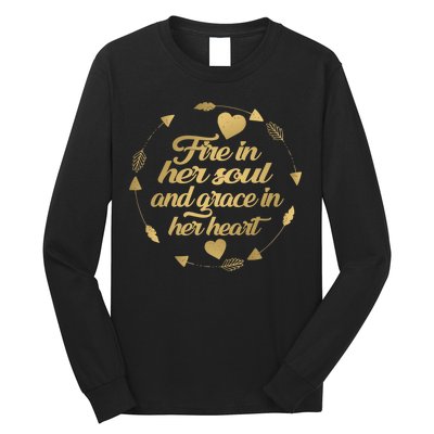 Fire In her Soul Long Sleeve Shirt