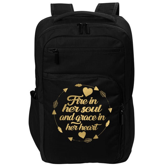 Fire In her Soul Impact Tech Backpack