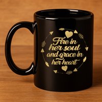 Fire In her Soul 11oz C Handle Ceramic Mug
