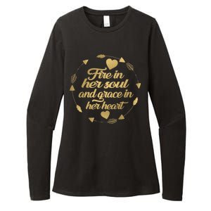 Fire In her Soul Womens CVC Long Sleeve Shirt