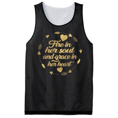 Fire In her Soul Mesh Reversible Basketball Jersey Tank