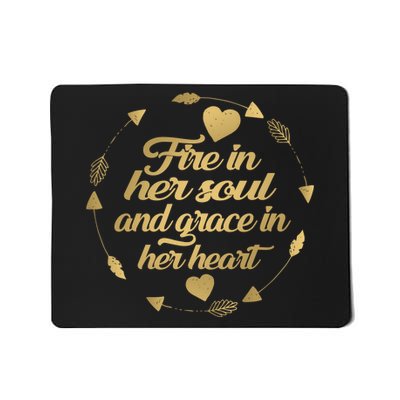 Fire In her Soul Mousepad