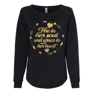 Fire In her Soul Womens California Wash Sweatshirt