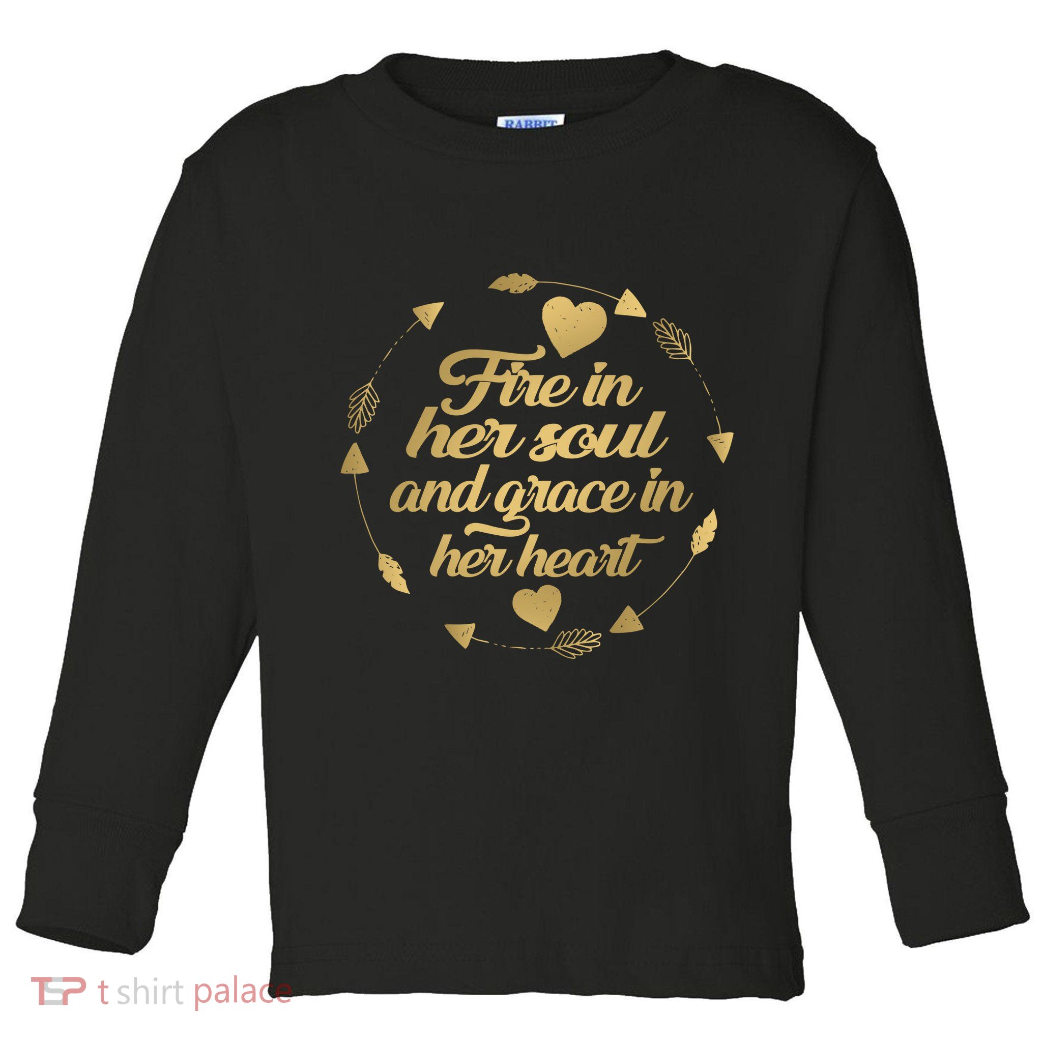 Fire In her Soul Toddler Long Sleeve Shirt
