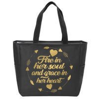 Fire In her Soul Zip Tote Bag