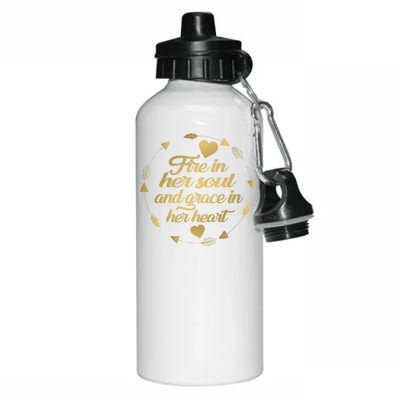 Fire In her Soul Aluminum Water Bottle