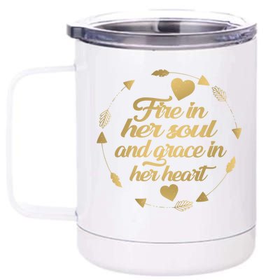 Fire In her Soul 12 oz Stainless Steel Tumbler Cup