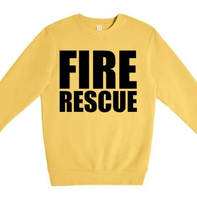 Fire Rescue Premium Crewneck Sweatshirt