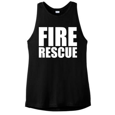 Fire Rescue Ladies PosiCharge Tri-Blend Wicking Tank