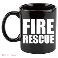 Fire Rescue 11oz C Handle Ceramic Mug