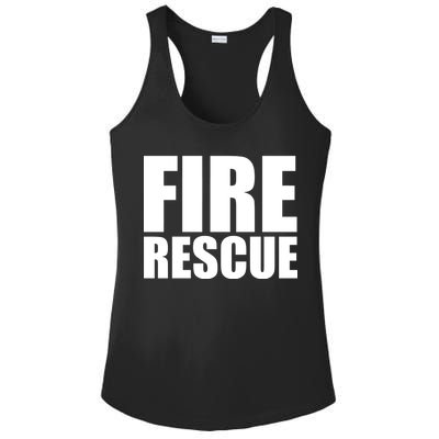 Fire Rescue Ladies PosiCharge Competitor Racerback Tank