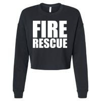 Fire Rescue Cropped Pullover Crew
