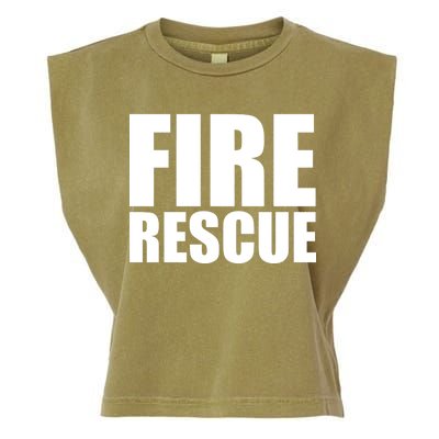 Fire Rescue Garment-Dyed Women's Muscle Tee