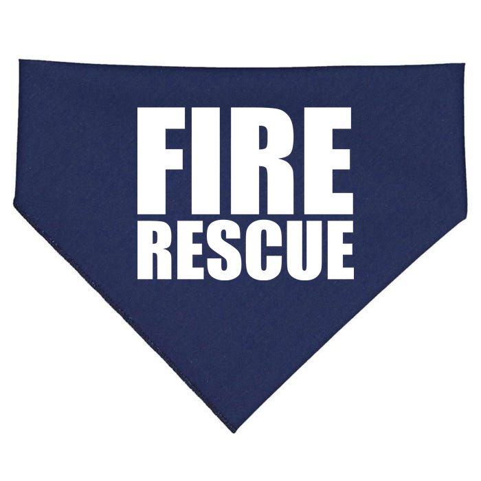 Fire Rescue USA-Made Doggie Bandana