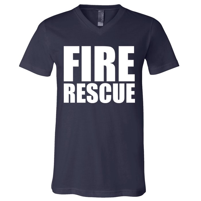 Fire Rescue V-Neck T-Shirt