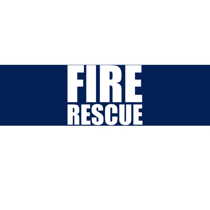 Fire Rescue Bumper Sticker