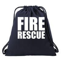 Fire Rescue Drawstring Bag