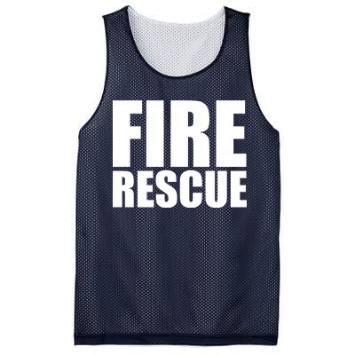 Fire Rescue Mesh Reversible Basketball Jersey Tank