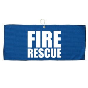 Fire Rescue Large Microfiber Waffle Golf Towel