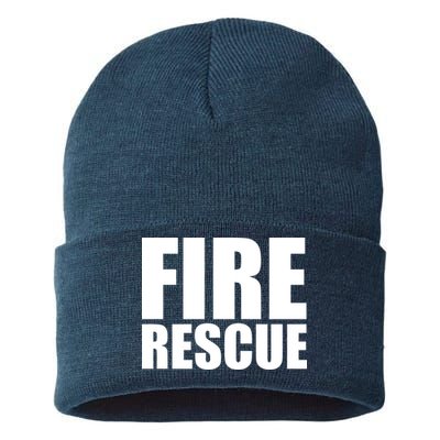 Fire Rescue Sustainable Knit Beanie