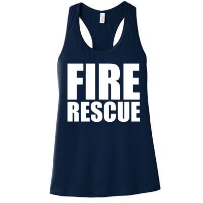 Fire Rescue Women's Racerback Tank