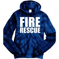 Fire Rescue Tie Dye Hoodie