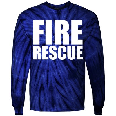 Fire Rescue Tie-Dye Long Sleeve Shirt