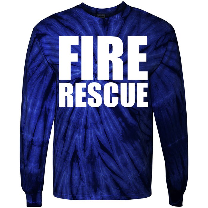 Fire Rescue Tie-Dye Long Sleeve Shirt