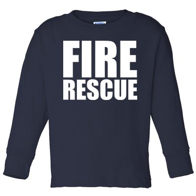 Fire Rescue Toddler Long Sleeve Shirt