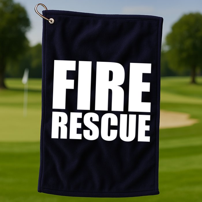 Fire Rescue Golf Towel