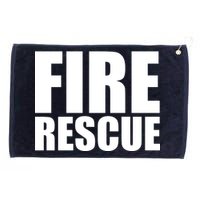 Fire Rescue Grommeted Golf Towel