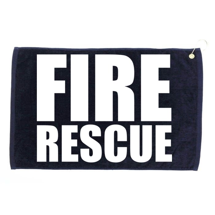 Fire Rescue Grommeted Golf Towel