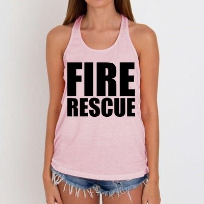 Fire Rescue Women's Knotted Racerback Tank