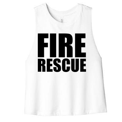 Fire Rescue Women's Racerback Cropped Tank