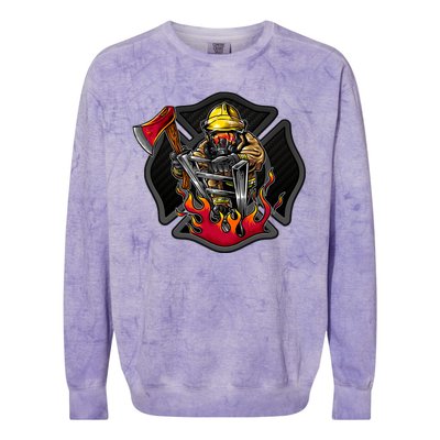 Firefighter Colorblast Crewneck Sweatshirt