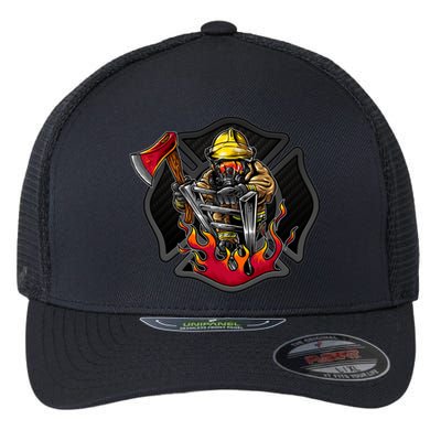 Firefighter Flexfit Unipanel Trucker Cap